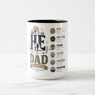 Inspirational My Safe Place Two-Tone Coffee Mug
