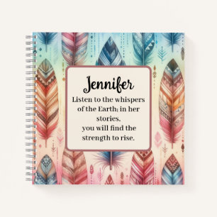 Inspirational Native American Spiral Notebook