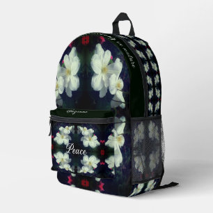 Inspirational Nature Peace And Beauty Printed Backpack