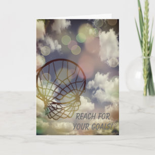 Inspirational Netball Quote Blank Greeting Card