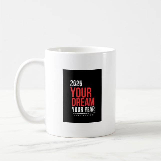 Inspirational New Year Mug Design (Left)