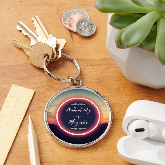 Inspirational Night Key Ring (Desk)