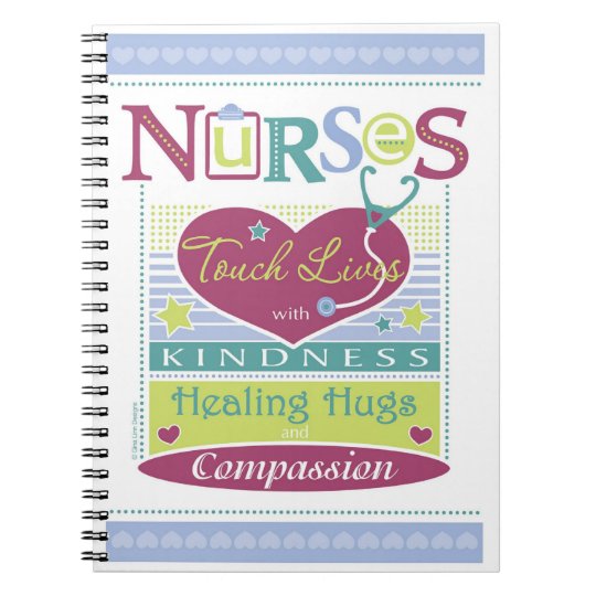 Inspirational Notebook design for Nurses Zazzle.co.uk