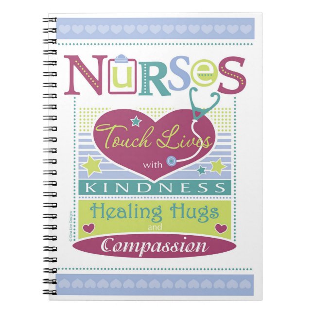 Inspirational Notebook design for Nurses (Front)