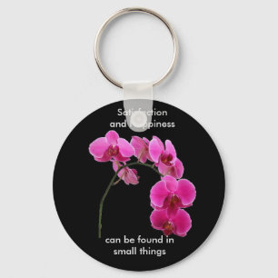 Inspirational Orchid Key Ring