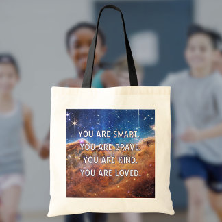 Inspirational Outerspace Motivational Tote Bag
