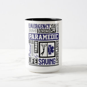 Inspirational Paramedic Two-Tone Coffee Mug