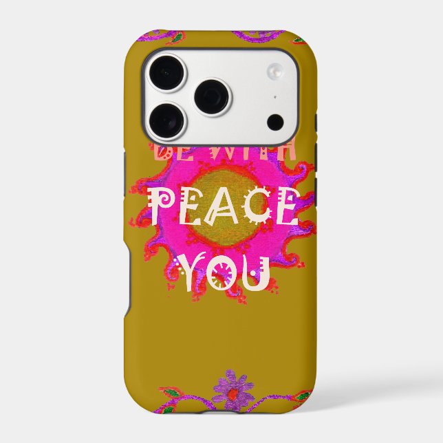 Inspirational Peace Be With You Vector Design Art (Back)