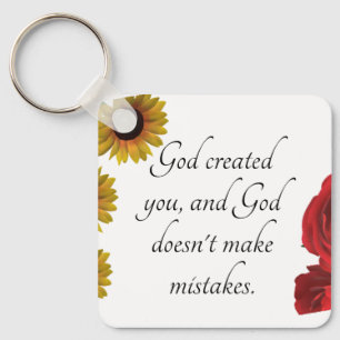Inspirational Photo Key Ring