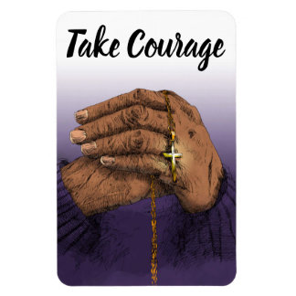 Inspirational photo magnet