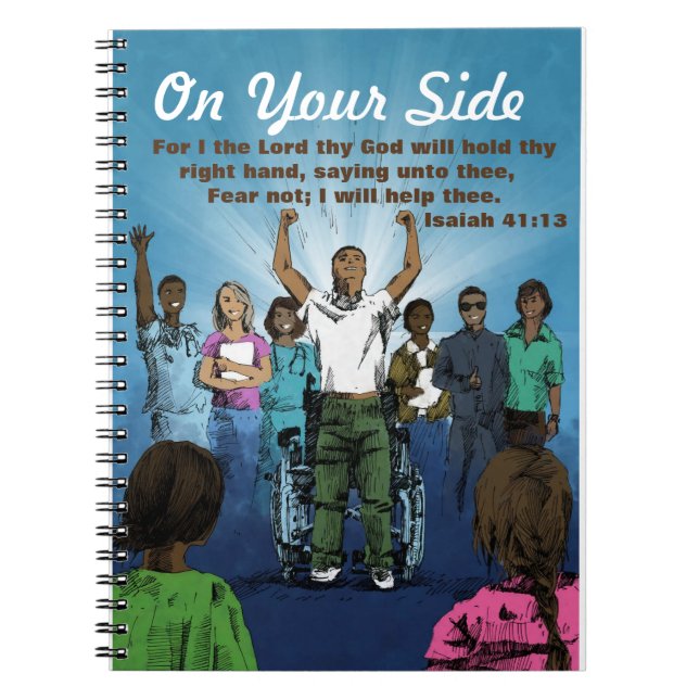 Inspirational Photo Notebook With Scripture (Front)