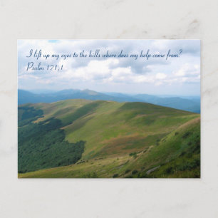 Inspirational Photo with Quote   Christian Gifts Postcard