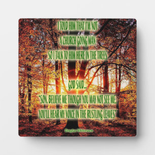 Inspirational Picture Plaque