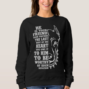 Inspirational Pitbull Dog Devotion Dogs Sweatshirt