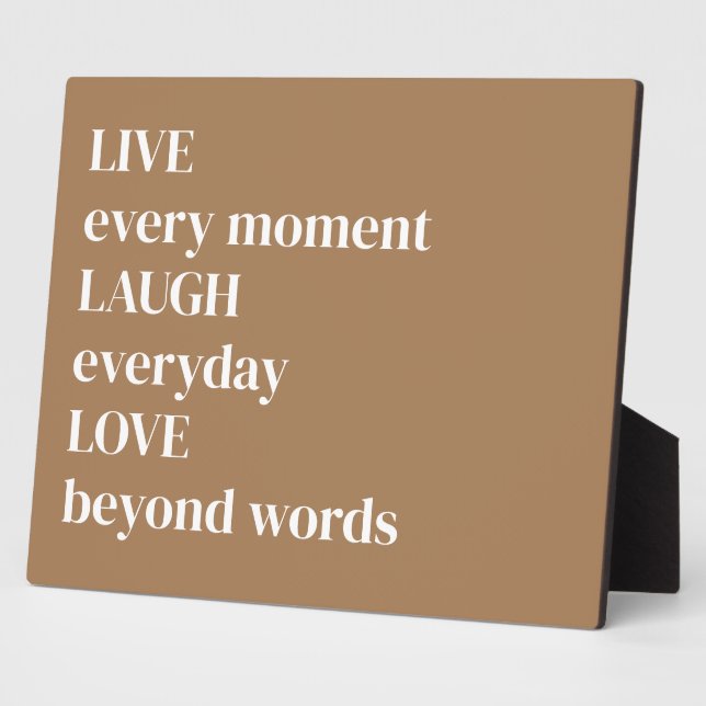 Inspirational Plaque (Side)