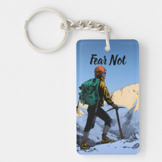 Inspirational Poem And Photo Keychain