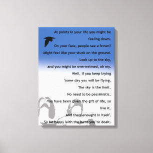 Inspirational Poem - Canvas