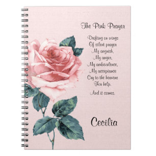 Inspirational Poem of Hope and Healing Notebook