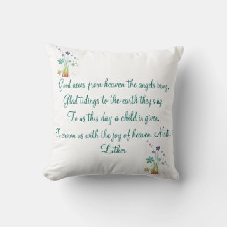 Inspirational Polyester Throw Pillow 16" x 16"
