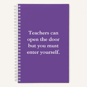 Inspirational Positive Affirmation School Notebook