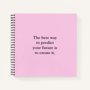 Inspirational Positive Affirmation School Notebook