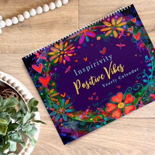 Inspirational Positive Vibes Inspirivity Fun Calendar