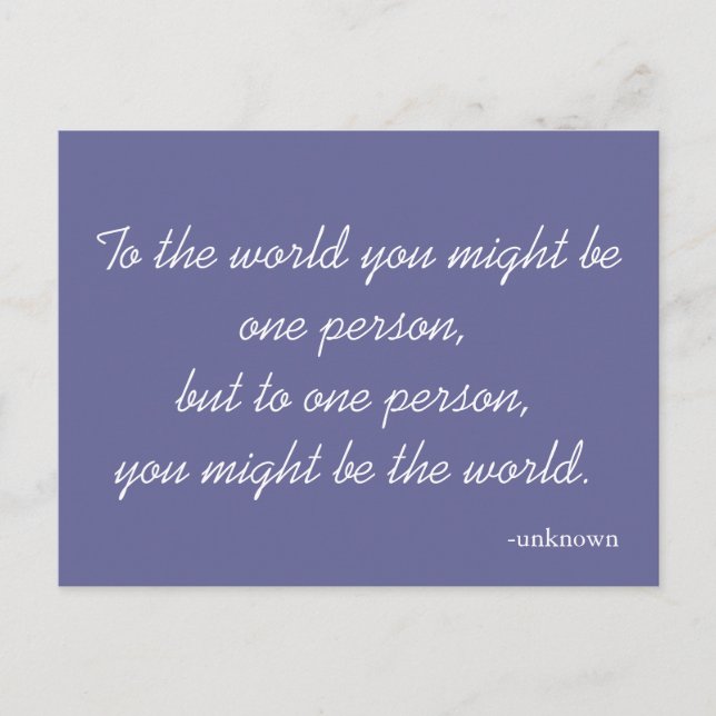 Inspirational Postcard (Front)