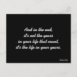 Inspirational Postcard