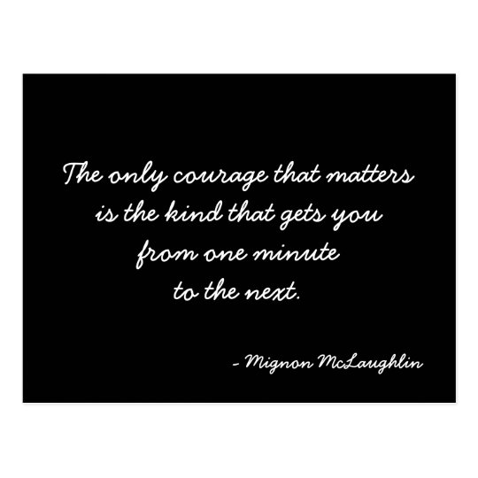 Inspirational Postcard quote