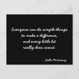 Inspirational Postcard quote