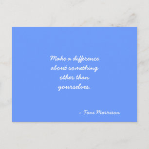 Inspirational Postcard quote