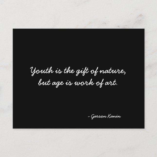 Inspirational Postcard quote (Front)