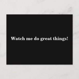 Inspirational Postcard quote