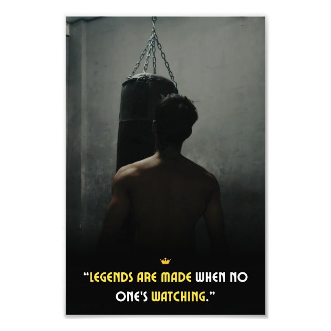 Inspirational Poster for Entrepreneurs, Athletes  (Front)