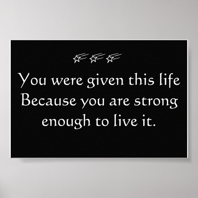 Inspirational Poster - Life (Front)