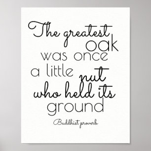 inspirational poster quote Buddhist proverb