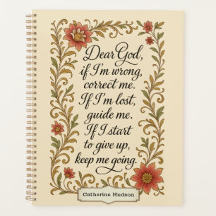 Inspirational Prayer Calligraphy Quote Art Planner
