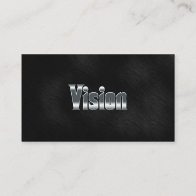 Inspirational Professional Business Card Vision (Front)