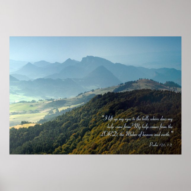 Inspirational | Psalm 121 Poster (Front)