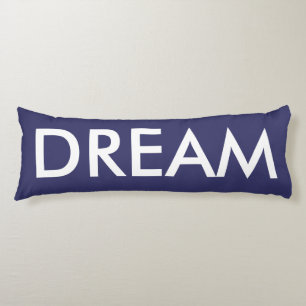Inspirational Purple White Dream Body Cushion