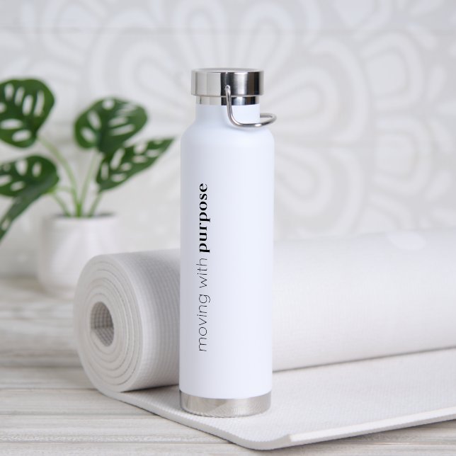 Inspirational - “Purpose” Water Bottle (Yoga)