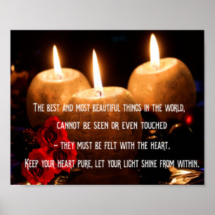 Inspirational quote about life and happiness poster