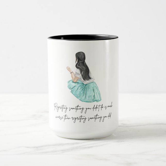 Inspirational Quote Aesthetic Coffee Mug (Center)