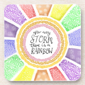 Inspirational Quote – “After Every Storm there is  Coaster