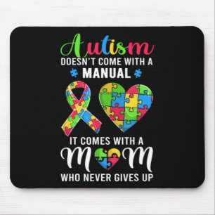 Inspirational Quote Autism Mum Shirt Autism Awaren Mouse Mat