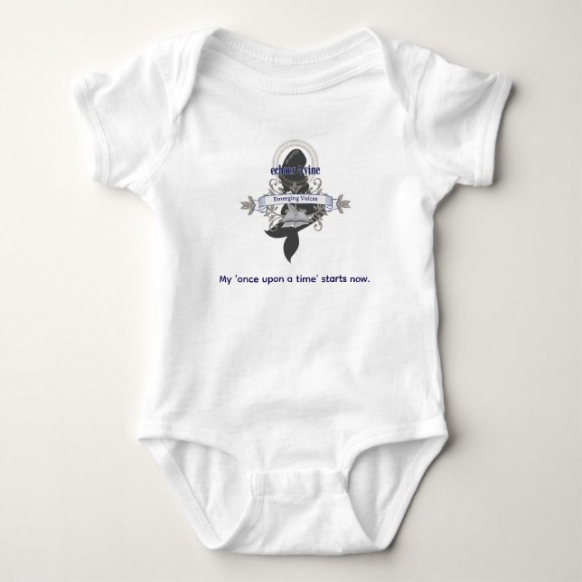 Inspirational Quote Baby Romper Bodysuit (Front)