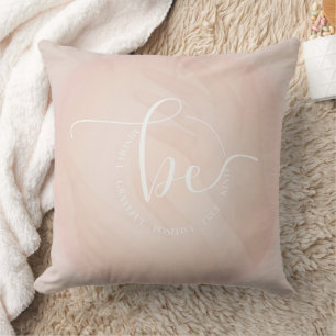 Inspirational Quote Be Positive Graphic Cushion