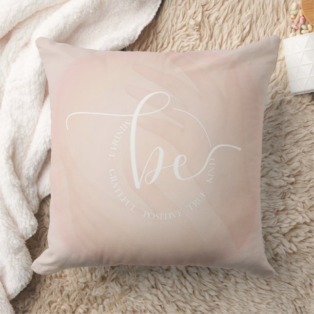 Inspirational Quote  Be Positive Graphic Cushion (Blanket)