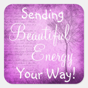 Inspirational Quote Beautiful Energy  Sticker
