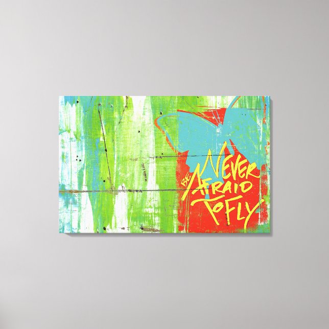 Inspirational Quote Canvas Print (Front)